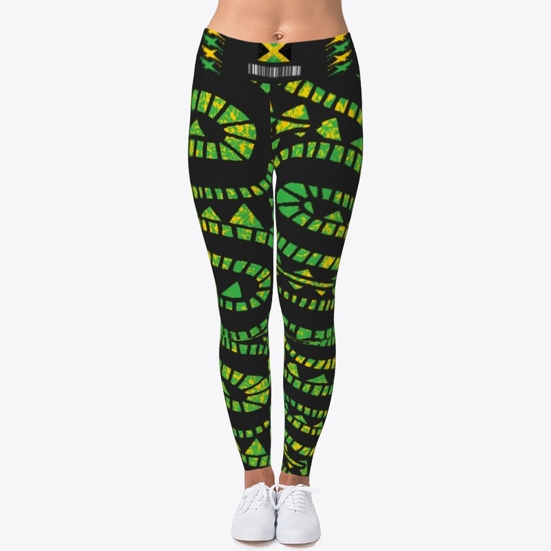 Green Gold on Black 