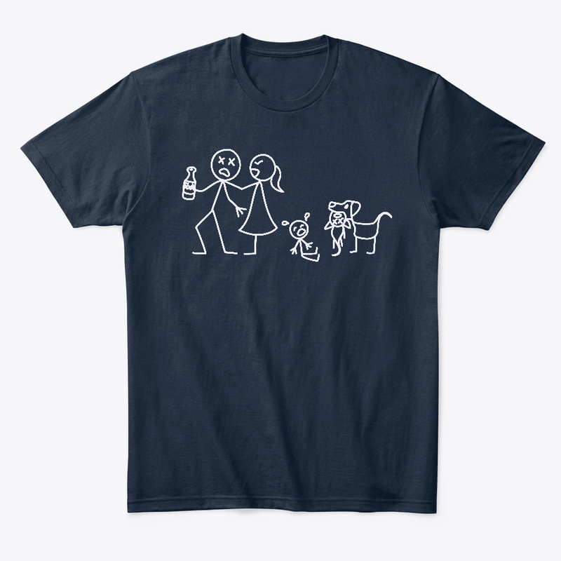 DysFUNctional Stick-Figure Family Shirt
