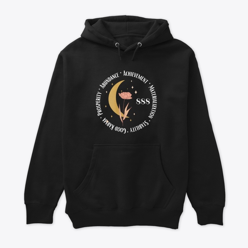 888 Angel Number - Black Collection