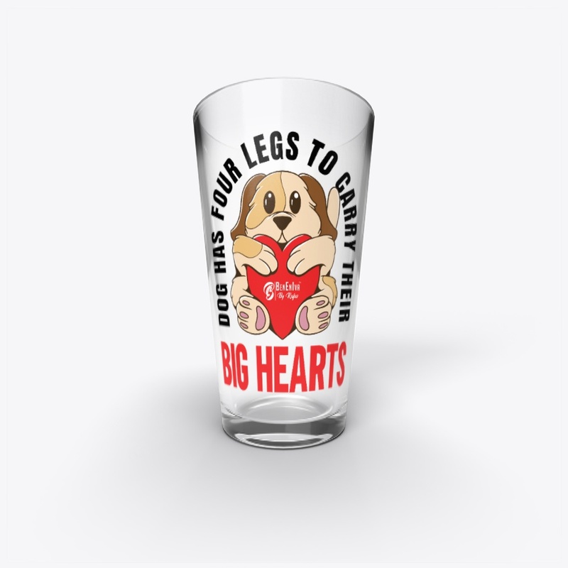 Big Hearted Dogs White T-Shirt