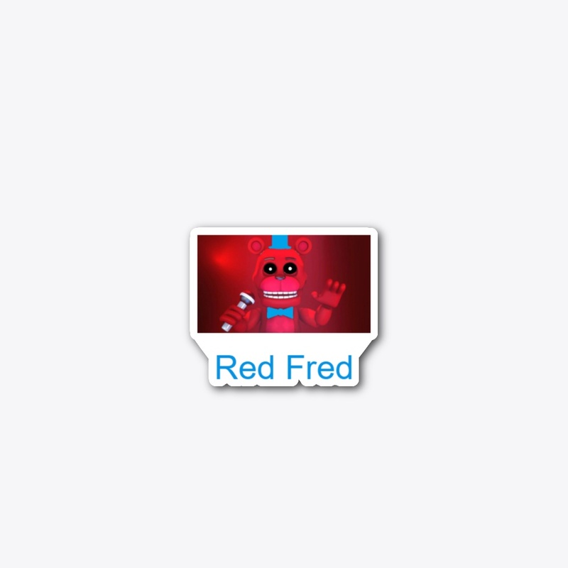 Red Fred Phones And Stickers