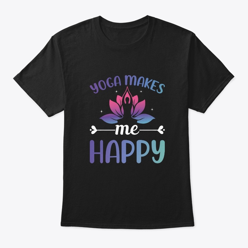 Yoga Makes Me Happy 