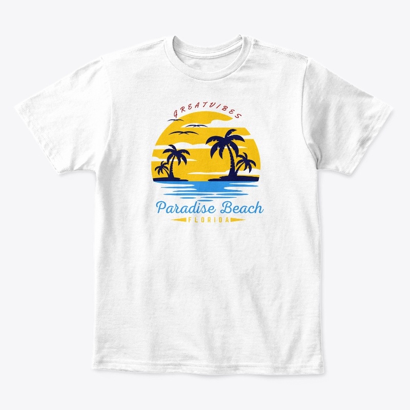  “PARADISE BEACH" Florida KidsTshirt