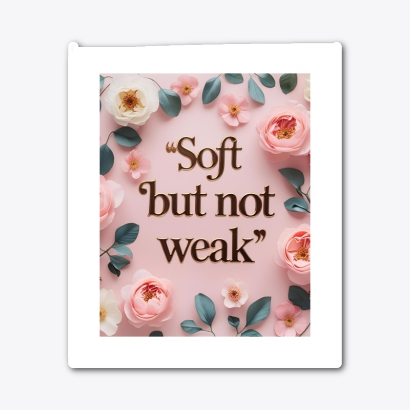 Soft But Not Weak – Pastel Mug/Print