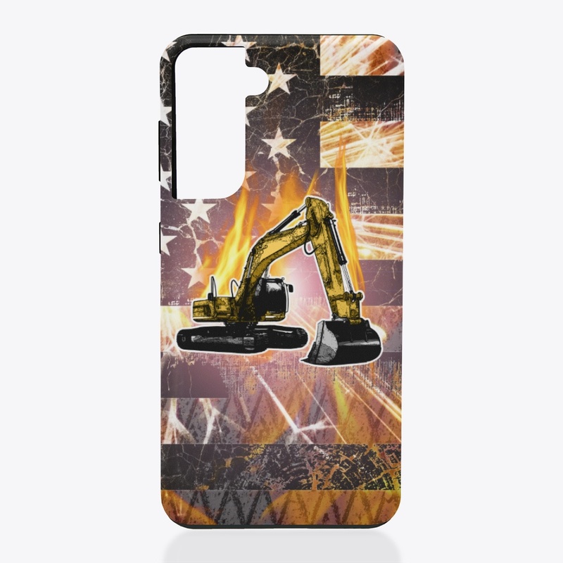 Excavator Flag Sparks