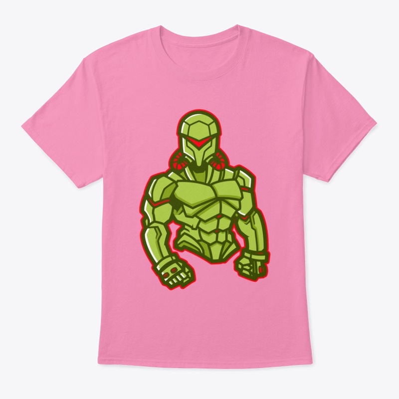 Green robotic warrior design 2020