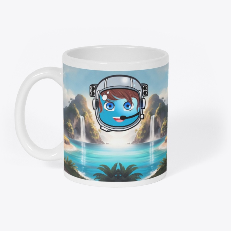 Mug With Secret planet logo 