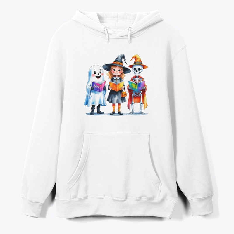 Ghost, Witch, and Skeleton Reading Books