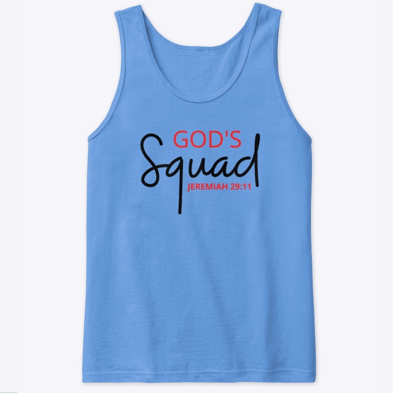 God's Squad Red Black Text