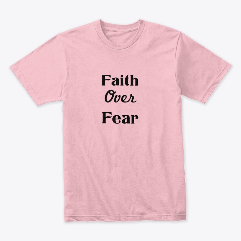 Faith and fear graphic design