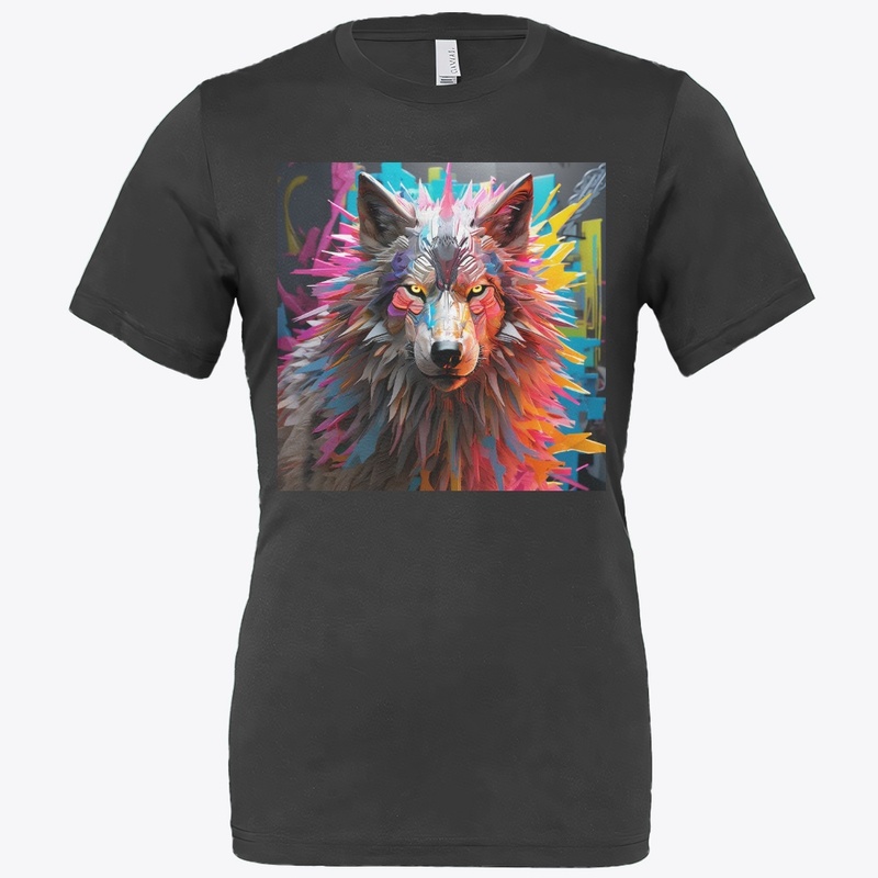 Vibrant Wolf Spirit