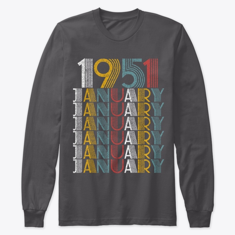 January 1951 Birthday Vintage Style