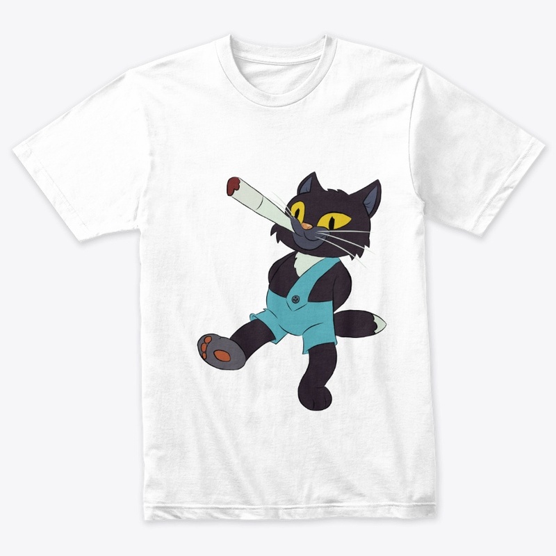 T-shirt Russian bad cat