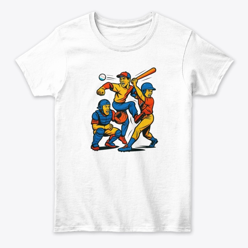 Retro Baseball Action Design