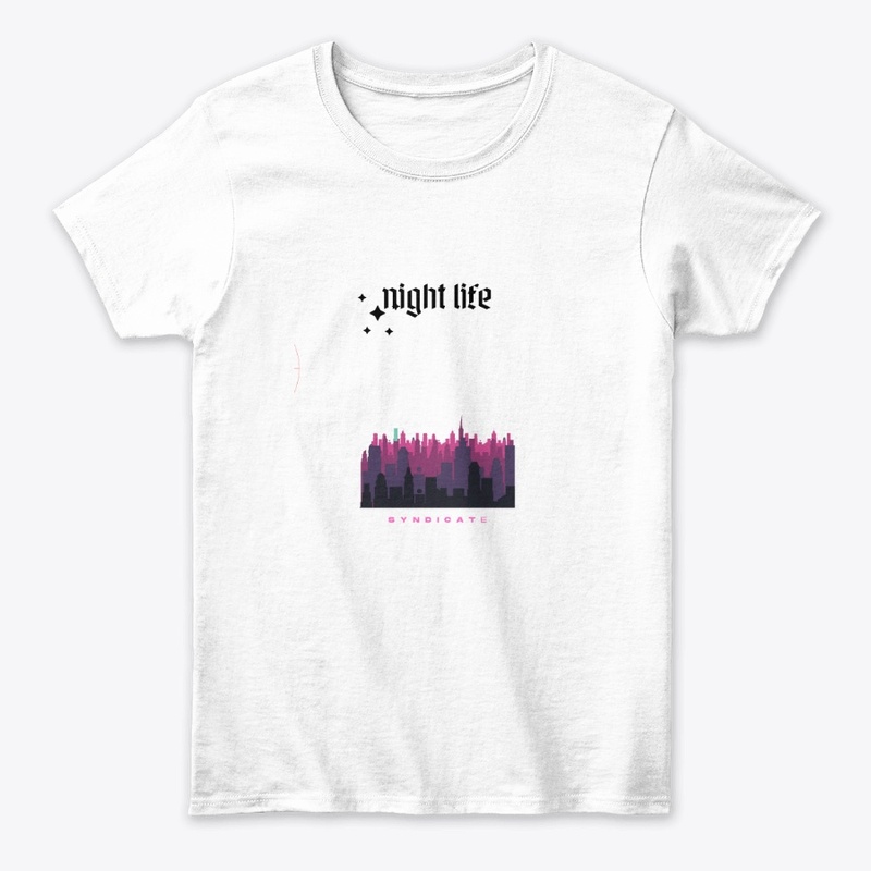 Night life premium T shirt design