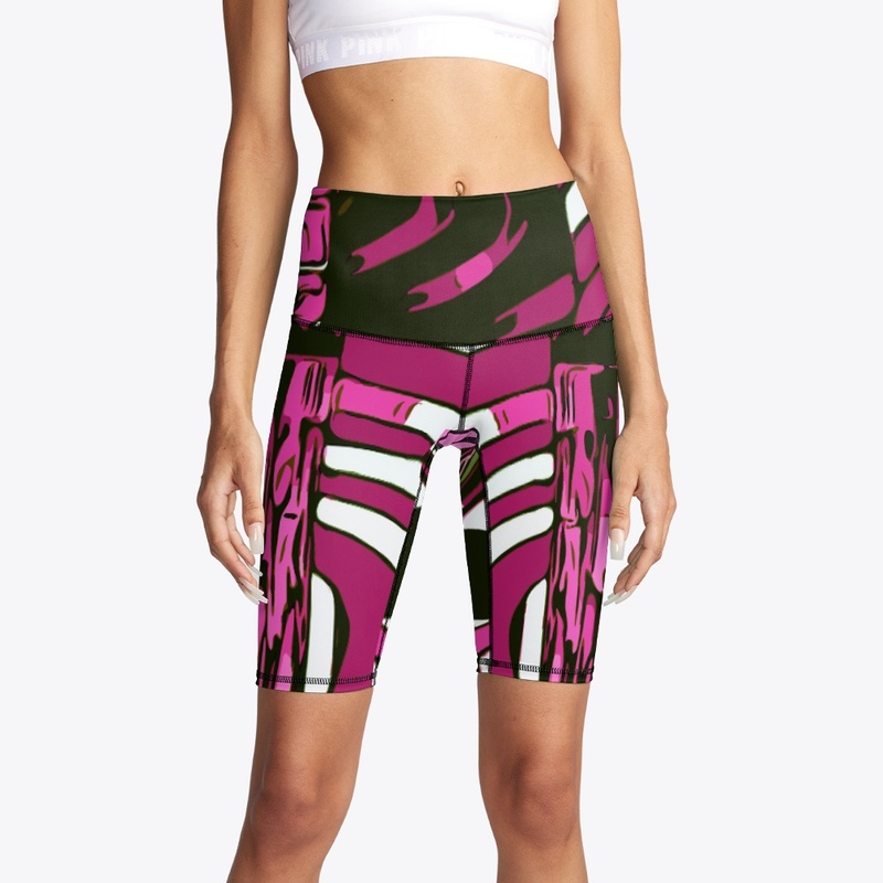 Pink Black Geometric Pattern 