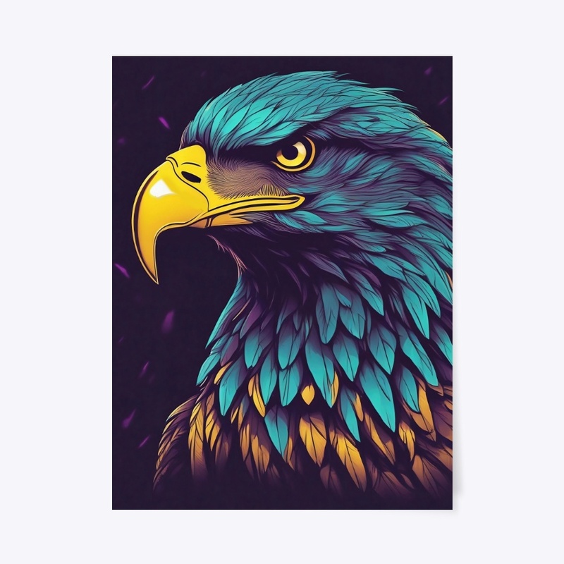 Majestic Bald Eagle in Vibrant Colors