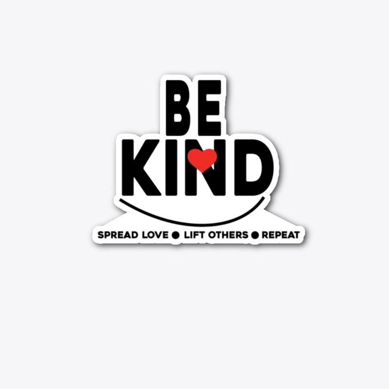 Be Kind Inspirational T-Shirt Spread Tee
