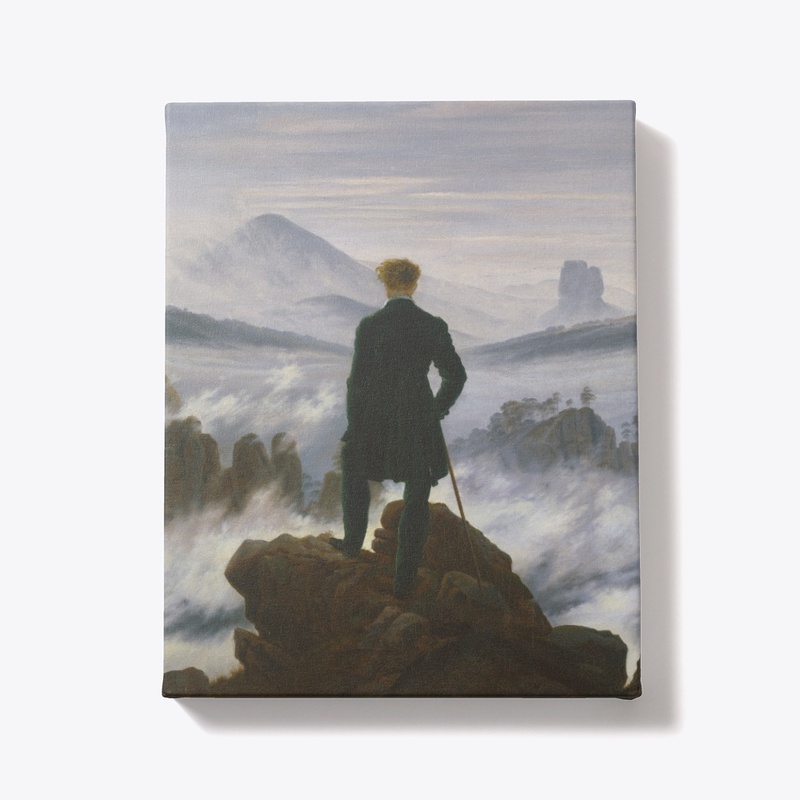 Wanderer above the sea of fog