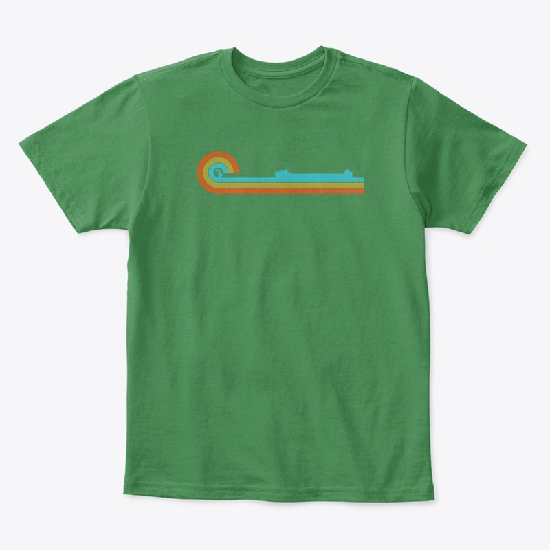 Michigan Retro Cargo Ship