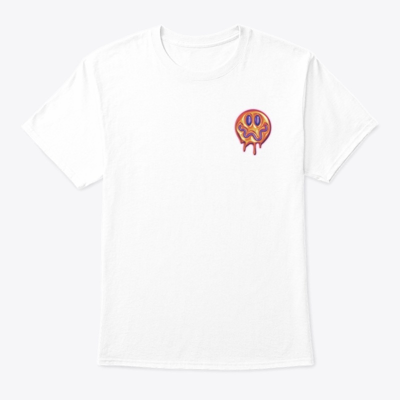 Trippy Smiley Face Print