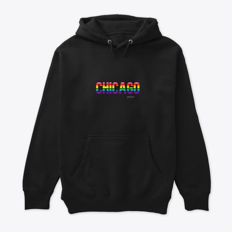 Chicago Pride Rainbow Flag Apparel