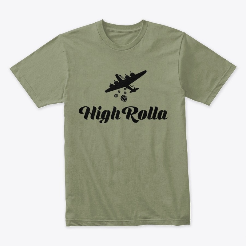 Highrolla Clasic Black Tee