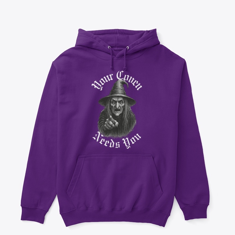 Your Coven Needs You (white script)