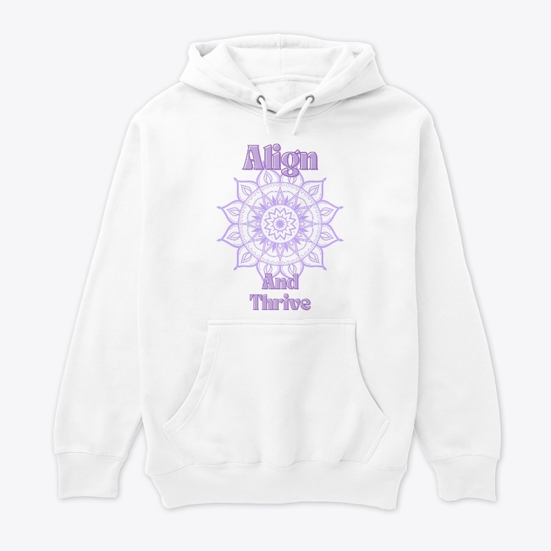 Align and thrive collection on white 