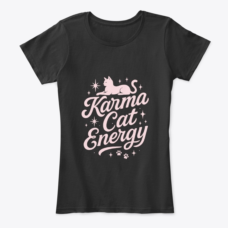 Karma Cute Cat Energy T-shirt 