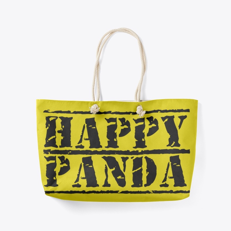 Happy Panda Beach Tote