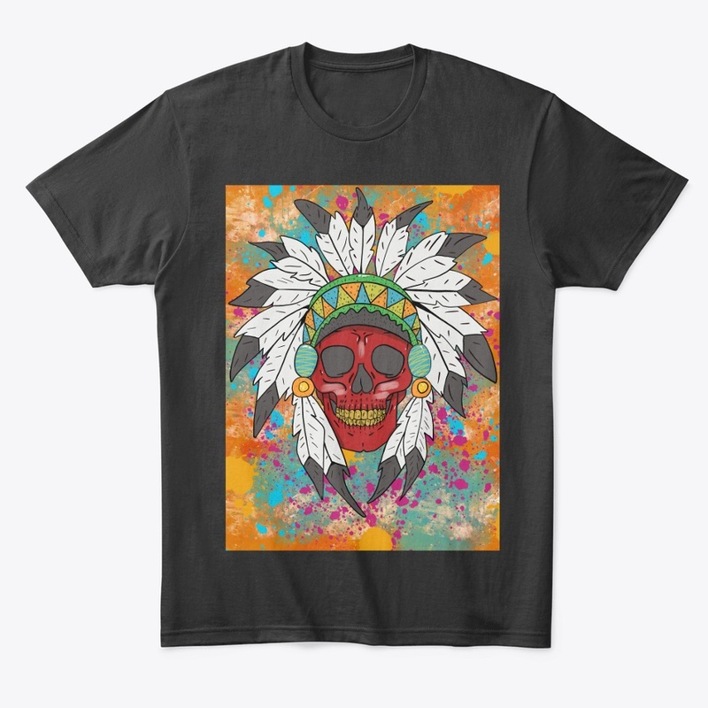 Cree Native Tribal Skull