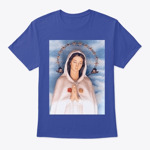 Rosa Mystica Espanol Deep Royal T-Shirt Front
