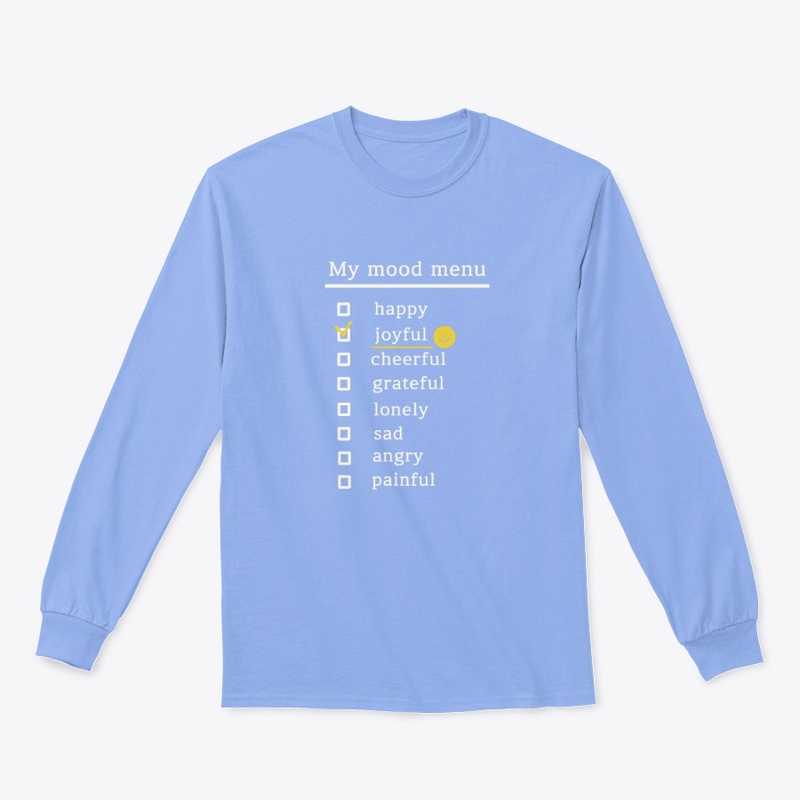 My mood menu(joyful)