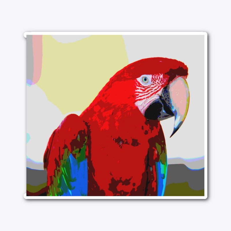 Neon Parrot by Michelle