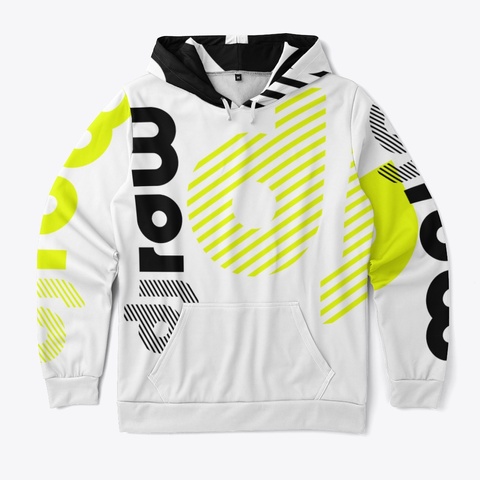 Djraw Fashion Collection Neon White Camiseta Front