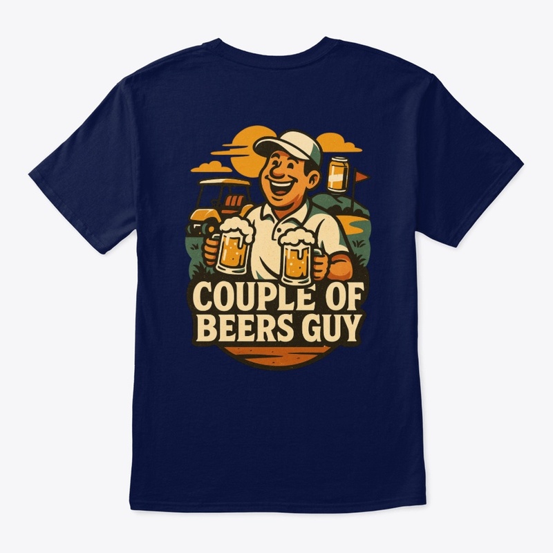 Couple of Beers Golf Guy