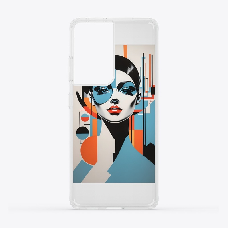 Ethereal Beauty: Abstract Girl Canvas