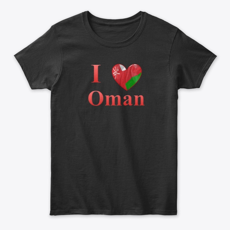 I love Oman T-shirt design