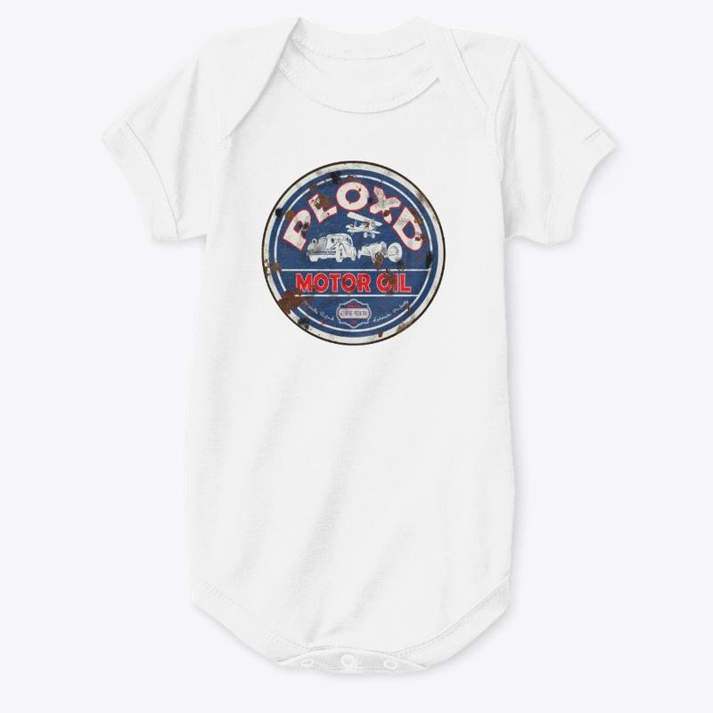label oil ploxd vintage