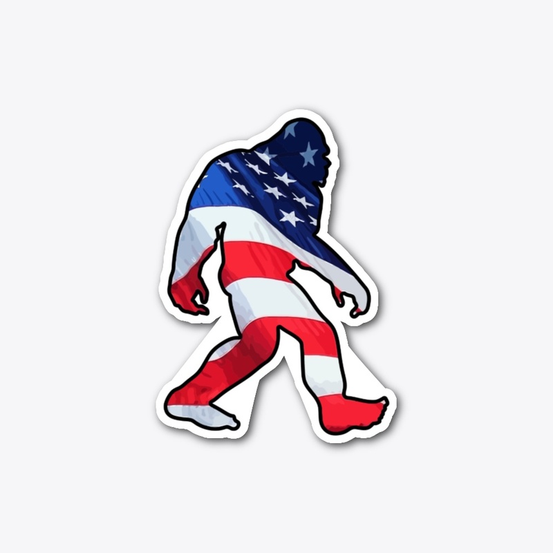 Bigfoot USA v4 Sticker