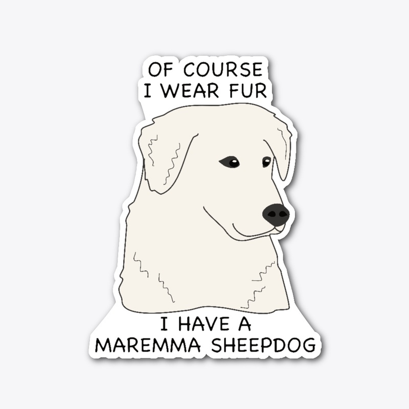 Of Course I Wear Fur - Maremma Sheepdog