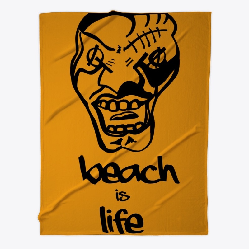BEACH IS LIFE BEACHTOWEL