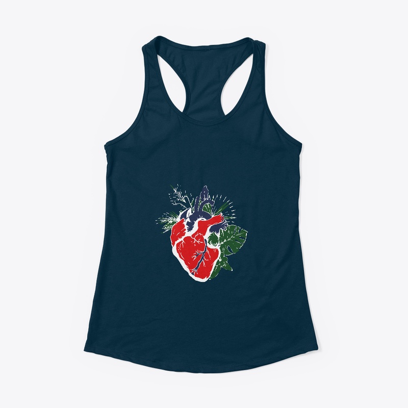 Live heart design