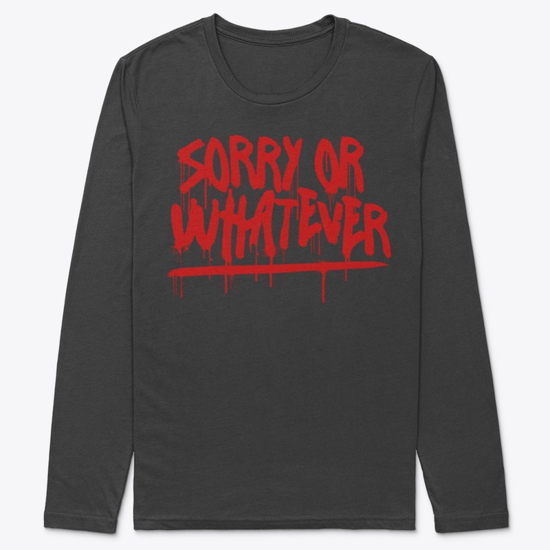 Amazing "Sorry or whatever" painting