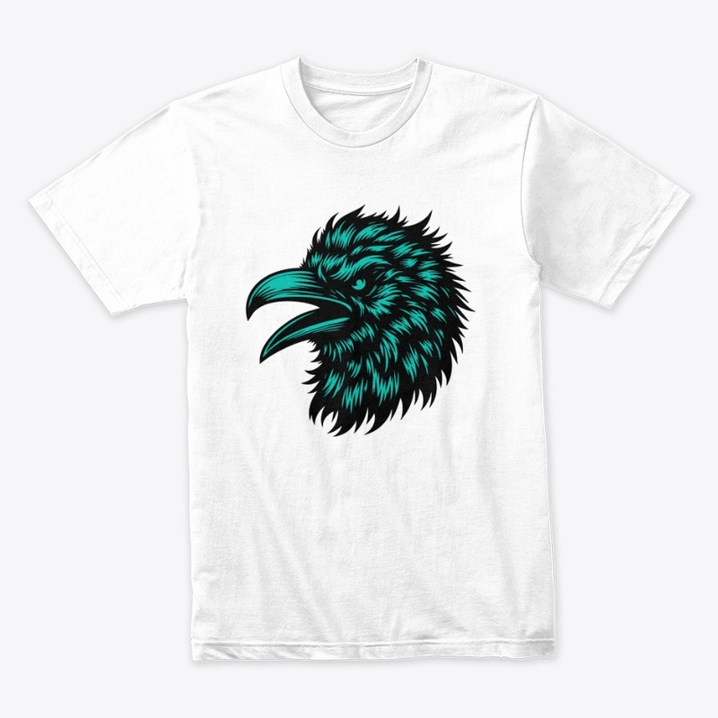 Majestic Crow Head Graphic
