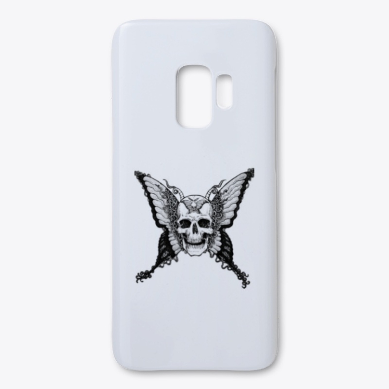 Gothic Butterfly Skull Inspired