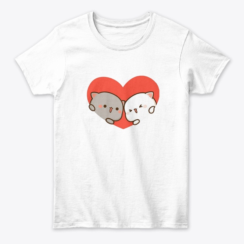 peach goma love heart