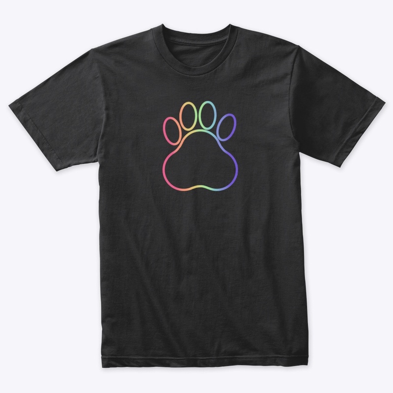Rainbow Pride Paw