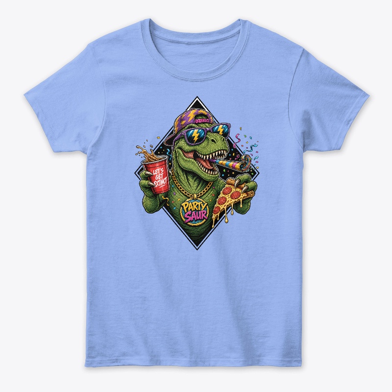 Funny Party Dinosaur T-Rex Shirt